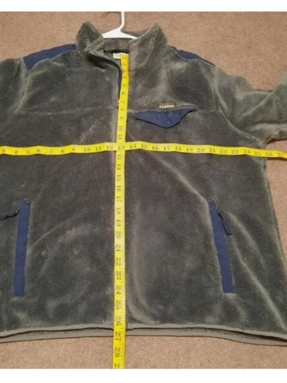 L.L. Bean Hi-Pile Fleece Full Zip Jacket Sweatshirt (Men's XL)